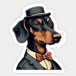 Wiener Dog Funny Dachshund Breed Sticker